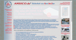 Desktop Screenshot of amsico.de